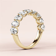 1.00 TCW Oval Cut Lab Grown Diamond Wedding Band Gift For Her Mapple Gems